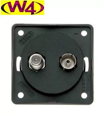 £21.49 • Buy W4 Berker TV / Satellite Point - Anthracite Caravan Motorhome  21225A