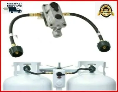 2-Stage Auto Changeover Propane Gas RV Regulator Kit W/2 12  Pigtails Freeship • $33