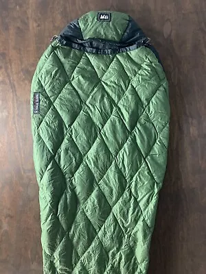 REI Travel 600 Goose Down 45 Degree Mummy Sleeping Bag 86 X56  • $75