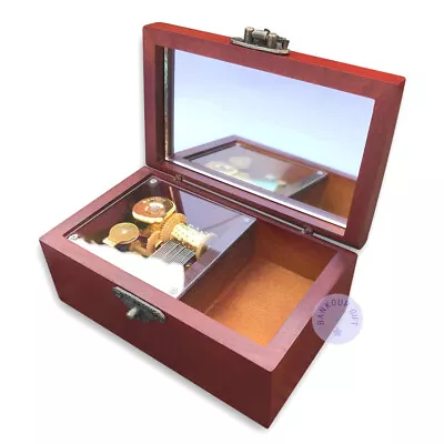 $24.98 • Buy  You Are My Sunshine  Wooden Sankyo Wind Up Music Box With An Antiqued Lock