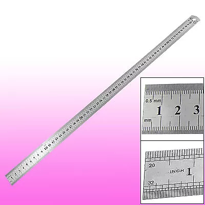 Carpentry 60cm 24 Inch Stainless Steel Measuring Long Straight Ruler Home Works • $17.99