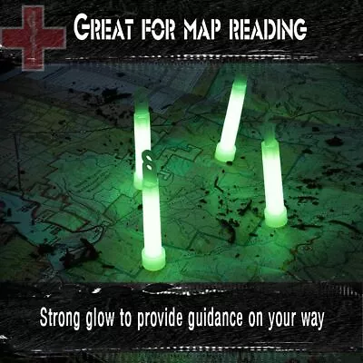 Ultra Bright Emergency Glow Sticks Long Lasting Individually Wrapped 12 Pack New • $16.75