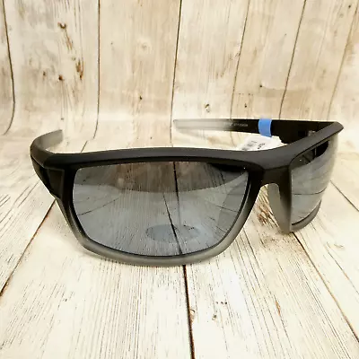 Pugs Gear Gradient Black Silver Mirror Polarized Wrap Sunglasses WATER SS4 (02) • $11.86