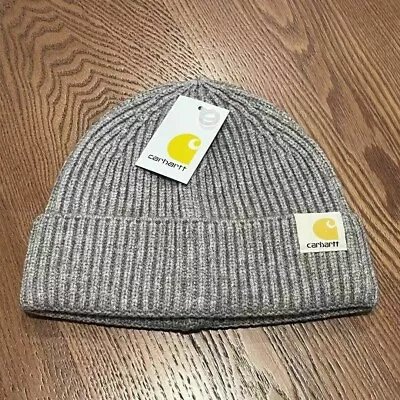 £3.48 • Buy HOT Grey Womens Mens Beanie Acrylic Carhartt Warm Winter Cap Hat Watch Gifts Hat