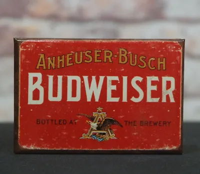 Budweiser Vintage Red Label - Refrigerator / Toolbox 2x3 Magnet Man Cave Or Bar • $3.99