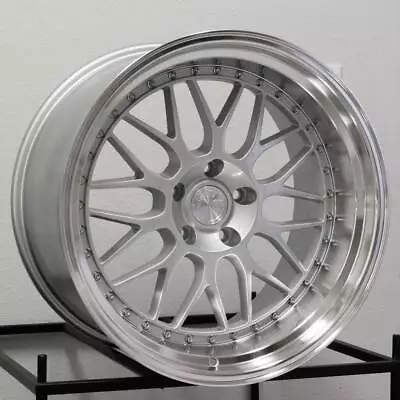 18x9.5 Aodhan AH02 AH2 5x114.3 30 Silver Wheels Rims Set(4) 73.1 • $845.10