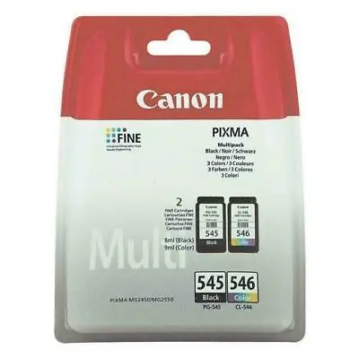 £24.99 • Buy Canon PG-545 / CL-546 Ink Cartridge - Pack Of 2
