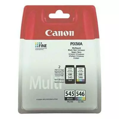 £24.99 • Buy Canon PG-545 / CL-546 Ink Cartridge - Pack Of 2
