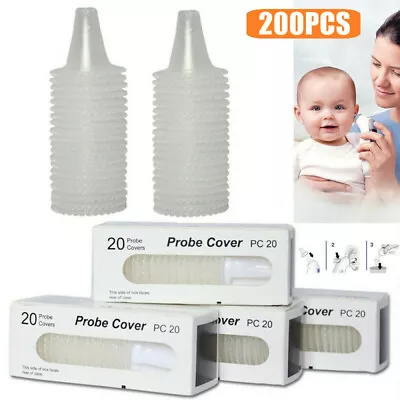 200pc Ear Thermometer Replacement Lens Filters Probe Cover For Braun Thermoscan • $17.99