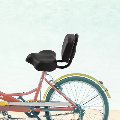 Saddle Bike Seat With Backrest Bicycle Tricycle Saddle Seat Comfort 11.5  X 9.5  • $32.30