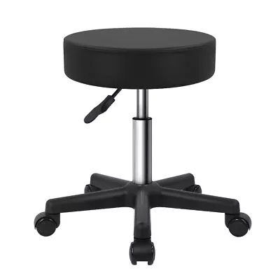 KKTONER Round Rolling Stool Height Adjustable Swivel SPA Medical Stool Chair • $45.99