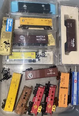 N Scale Lot Of 5 NIB 5 No Box 3 4 Parts 2 Sets Of 3 Freedom Train Hallmark Ornam • $25