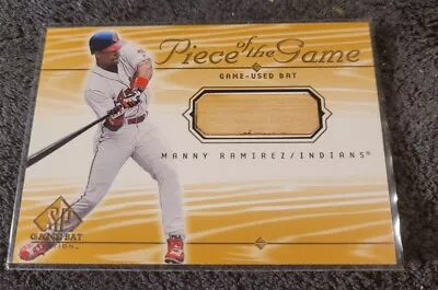 Manny Ramirez Game Used Bat Card • $15