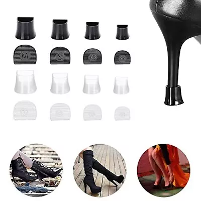 SooGree High Heel Protectors 8 Pairs Heel Repair Caps Covers & Heel Stoppers 4  • $12.57