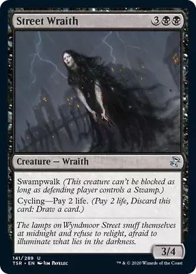 Street Wraith Time Spiral Remastered NM Black Uncommon MAGIC MTG CARD ABUGames • $1.69