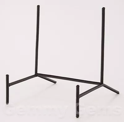 112L 5X Large Black Iron Metal Stand Slice Slab Plate Display Specimen Decor • $24.95