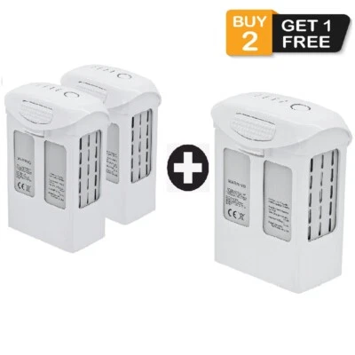 $345.44 • Buy 3x Battery For DJI Phantom 4 / Phantom 4 Pro / Phantom 4 Pro Plus 15.2V 5870 MAh