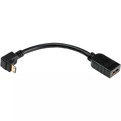 Pearstone 5   Right Angle HDMI Mini Male To HDMI (Type A) Female Adapter Cable • $9.49