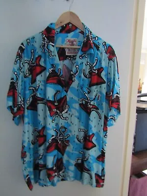 Genuine Vintage Mambo Loud Shirt Paul Worstead  Sprinkler  Pattern Size M • $200