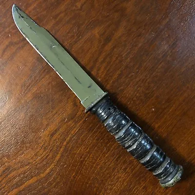 WW2 Era US Navy USN US Marine Corps USMC Kabar MK2 1219C2 Combat Fighting Knife • $76