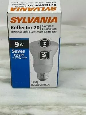 Sylvania Reflector 20 Compact Fluorescent 9W 300 Lumens CF9EL/R20/827/ZJ • $9.95