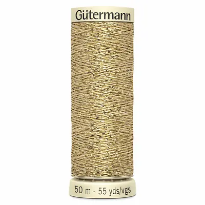 £2.75 • Buy  GUTERMANN METALLIC EFFECT EMBROIDERY THREAD 50m  -ALL COLOURS