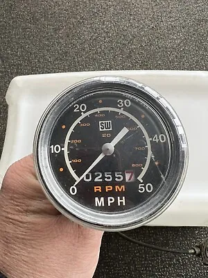 Stewart Warner Vintage Speedometer Part 824393 • $49.99