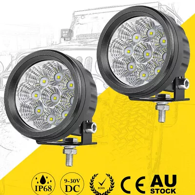 2X 3.5  LED Round Off Road Driving Spot Lights Work Fog Headlight Pods Truck 4WD • $39.99