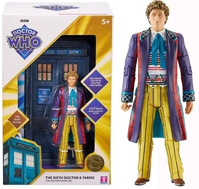 NEW Dr Who 6th Doctor & Tardis  Figure 5.5   Dr Who Figures • £44.99