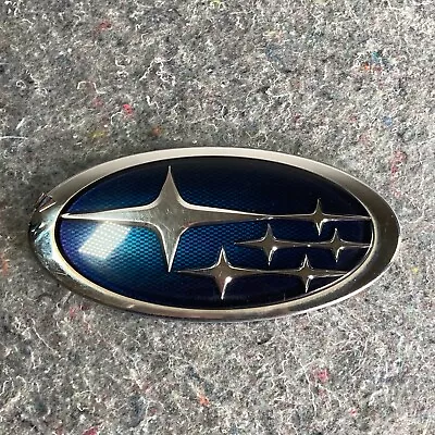 2011 Subaru Forester Emblem Logo Badge Rear Trunk Tailgate Blue Chrome • $25