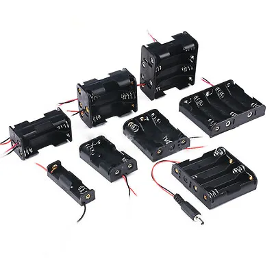 X1 X2 X3 X4 X6 X8 X10 Cell AA Battery Holder Box Storage Case Open/closed Switch • £1.72
