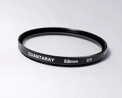 Quantaray 58mm UV Filter Used Excellent Condition  • $10.80
