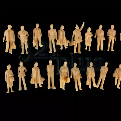 100 Pcs. 1:87 Scale Figures 20mm Miniature Human Figures HO People Standing • $6.95