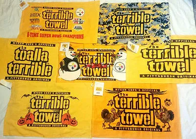 Pittsburgh Steelers Terrible Towel ( 30 Choices ) • $16.95