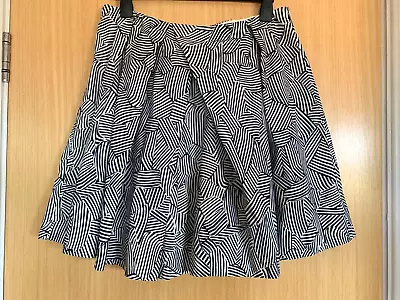 Bruuns Bazaar Bzr Ladies Skirt 14 42 Full Flippy Summer Smart Casual Holiday New • £11.99