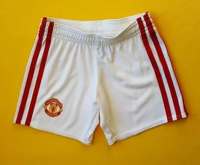 Manchester United Kids Shorts 2-3 Years 2017 AI6711 Soccer Adidas Ig93 • $16.99