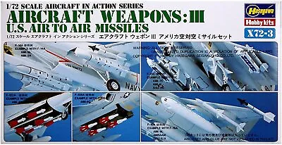 Hasegawa 35003 Aircraft Weapons III 1/72 Scale US Air To Air Missiles • $15.10