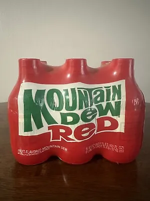 6 Pack Of 1988 Mountain Dew Red(EXTREMELY RARE) • $4500