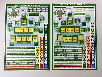 Lot Of (2) Epic 40k Space Marine Titan Legions Mega Gargant Data Card • $18.99