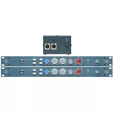 BAE 1073 Single-Channel Microphone/Line Preamplifier/EQ Pair With PSU • $6375