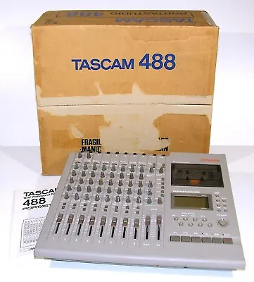 🔥【NEW In BOX】Tascam Portastudio 488 8-Track Cassette/Mixer~PRO REFURB💥GUARANTY • $986.36