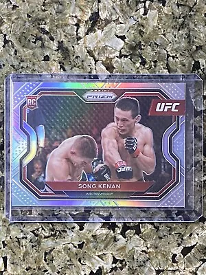 2021 Panini Prizm UFC Silver Prizm Song Kenan #167 Rookie RC • $1.25