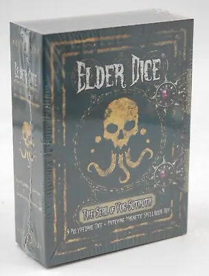 Elder Dice The Seal Of Yog-Sothoth Interstellar 9 Blue/Black Dice W/Case  Dice I • $17