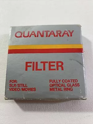 Quantaray Filter 52mm Red (R2) 24-166-1651 CAMERA Lens New In Box • $9