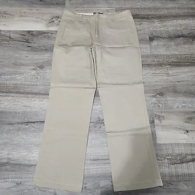 Kenneth Cole New York Mens 34x32 Beige Suede Dress Pants Straight Khaki Slack • $7.79