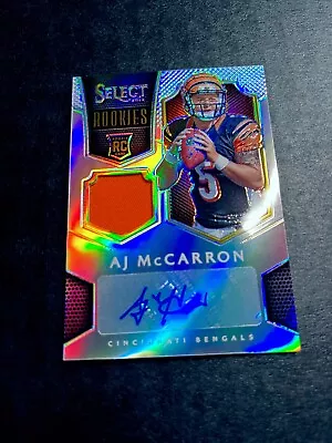 2014 Panini Select Rookies Jersey Prizm /25 AJ McCarron #RJ-AJ Rookie Auto RC • $78.74