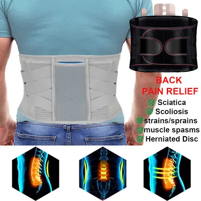 Premium Umbilical Hernia Belt Lumbar Brace Abdominal Binder Support Wrap Belt UK • £6.79