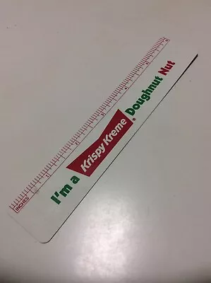 Vintage Krispy Kreme Doughnut Nut Ruler • $7