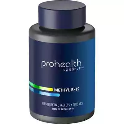 Pro Health Longevity - Methyl B-12 - 1000 Mcg - 60 Sublingual Tabs • £15.90