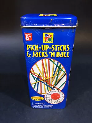 Vintage Packaging Kids Collection Wooden Pick-Up-Sticks And Metal Jacks' N Ball. • $16.95